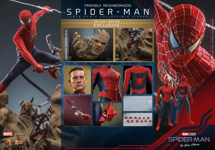 Hot Toys Homem Aranha Spiderman Deluxe Tobey Maguire MMS662