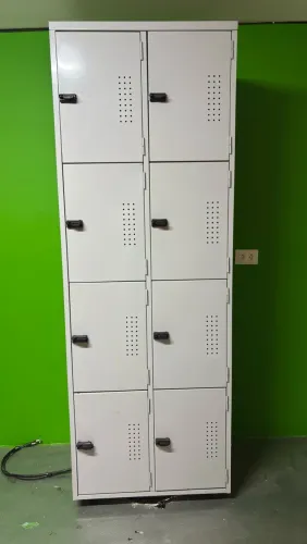 Armário Roupeiro Aço 8 Portas Guarda Volume