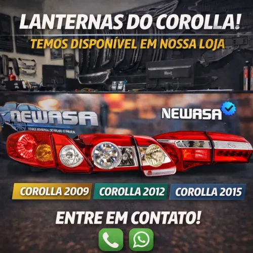 A CASA DO COROLLA ( LANTERNAS E FARÓIS ) ASA DE URUBU ETC