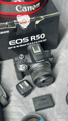 Canon R50 + Adaptador AD-E1 + Filtro ND