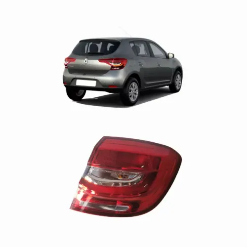 Lanterna Traseira LD Renault Sandero 2020/2024 C/Led Original 