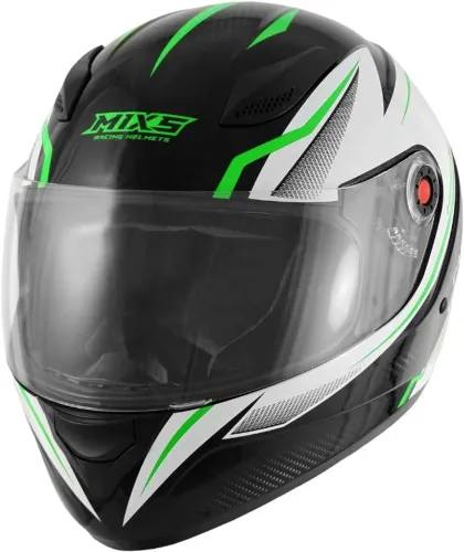 PROMOÇÃO Capacete Mixs MX2 Carbon n° 56 Verde