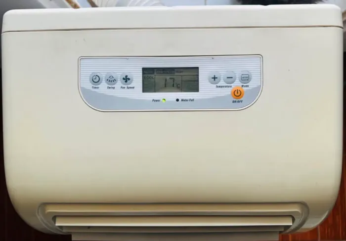 Ar condicionado quente e frio de barbada