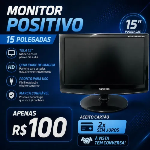 Monitor 15 polegadas