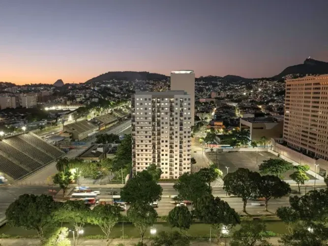 Ap 2 Quartos com Varanda e Lazer Completo - Roof Top com Vista Panorâmica do RJ -Centro Rj