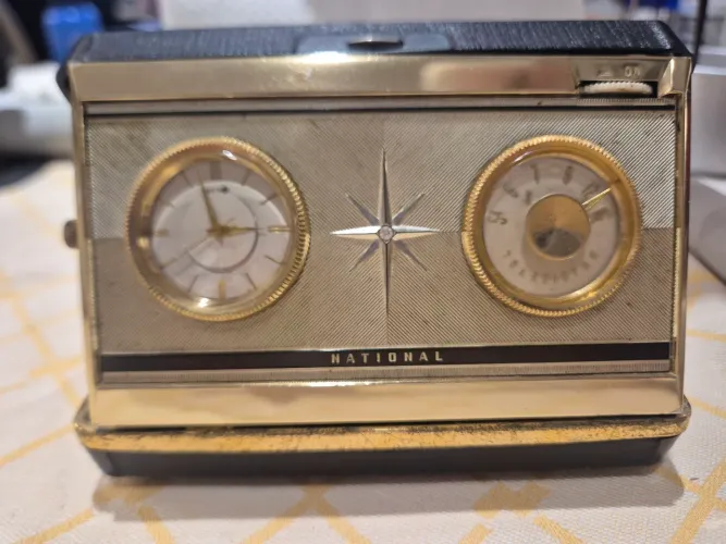 Rádio Relogio National - Vintage
