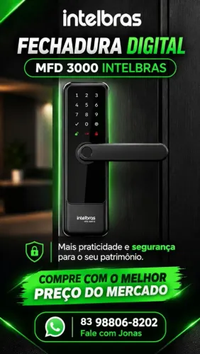 FECHADURA DIGITAL MFR 3000 INTELBRAS