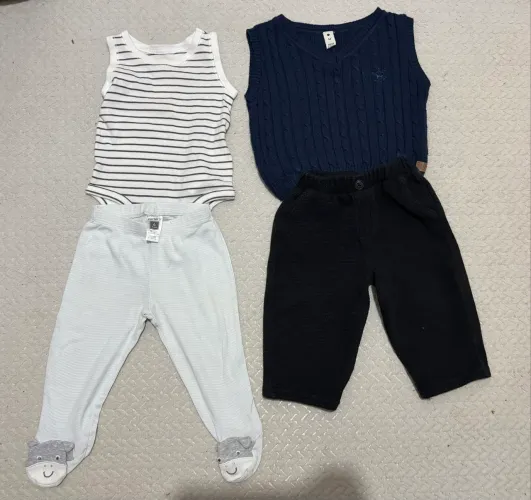 Lote infantil 6 meses (Carters, Zara e Mini Lord)