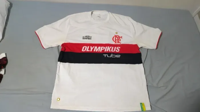 Camisa Flamengo Olympikus 2009 GG Branca