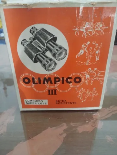 BINOCULO DECADA DE 70 NA CAIXA MARCA OLIMPICO III
