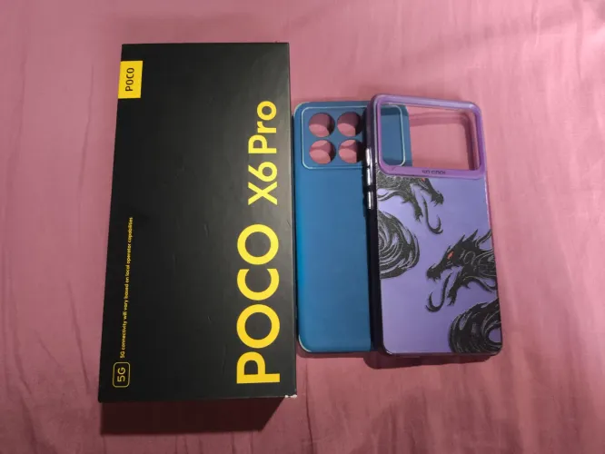 Poco X6 Pro<br>Yellow <br>Com caixa , 2 capinhas.<br>Não tá carregando turbo.<br>1,400