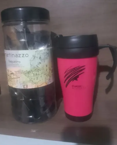 Faqueiro martinazzo 16 peças novos+ copo térmico Avon