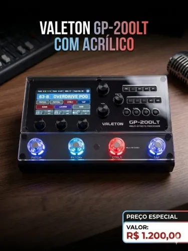 VALETON GP 200 LT C / PROTECAO ACRILICO