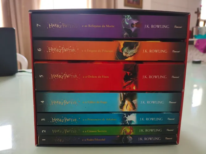 Coleção Harry Potter com marca página