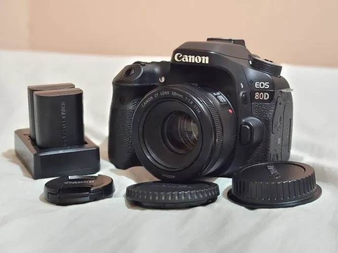 Canon 80d - Nova (apenas 5 mil cliques)