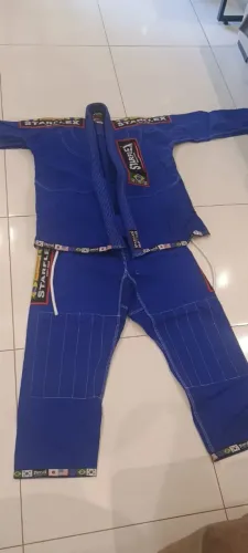 Kimono de Jiu-Jitsu Starflex, tamanho A2, cor azul