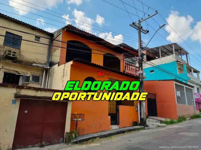 Casa no Eldorado, Casa no Pq 10, com 2 frentes, proximo da Praça do Carangueijo, 2 Qts