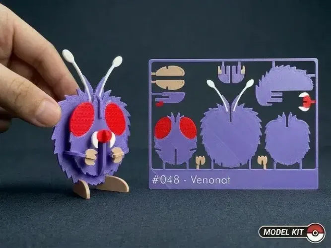 Pokemon #048 - Cartão de kit Venonat