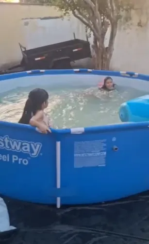 Piscina Lona Plástica 5 Mil Litros Nova - Na Promoção