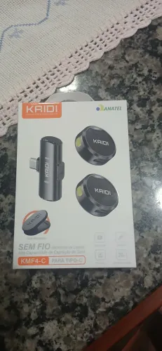 Microfone de lapela Bluetooth 