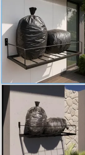 Lixeira de muro