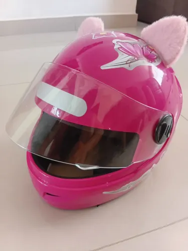Capacete PROTORK Rosa infantil n 54
