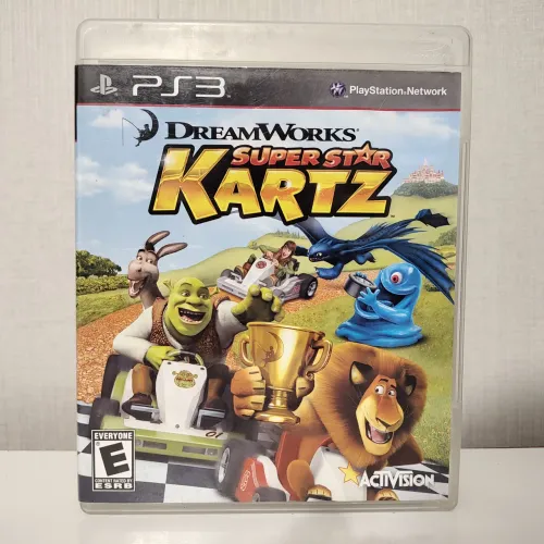 Jogo Dreamworks Super Star Kartz PS3 Original Americano Completo Mídia Física Playstation