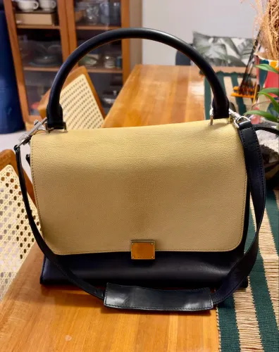 Bolsa Celine Trapeze com alça