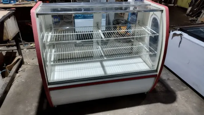 Balcão vitrine seca exposição produtos ambiente - Polo Frio