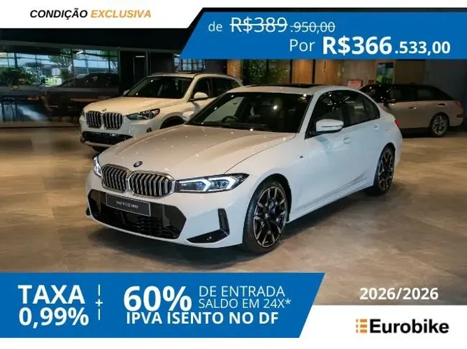 BMW 320I A 2.0 TB M Sport Activeflex 16V 4P 2026