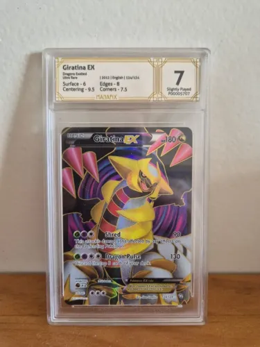Giratina EX - Dragons Exalted #124 - ENG SP Graduada