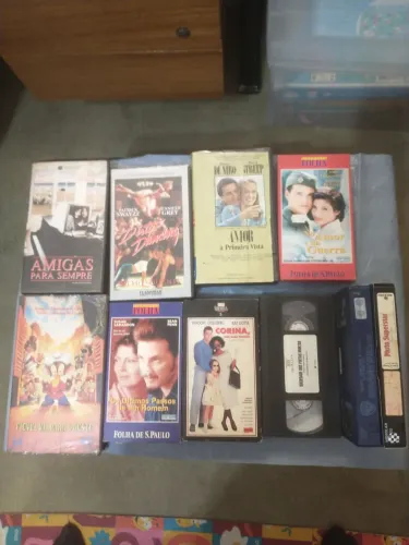 Fitas VHS - lote de 10 unidades