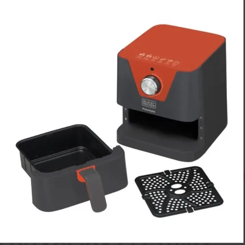 FRITADEIRA ELETRICA S/OLEO MINI BLACK & DECKER FREESTYLE 1,5 LTS 127V - AFM2-BR - STANLEY