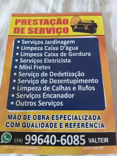 Prestação de serviços em Uberlândia 