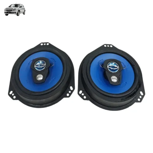 Par Alto Falante Porta Dianteira Gm Agile Montana 2011 2012 Preto/azul