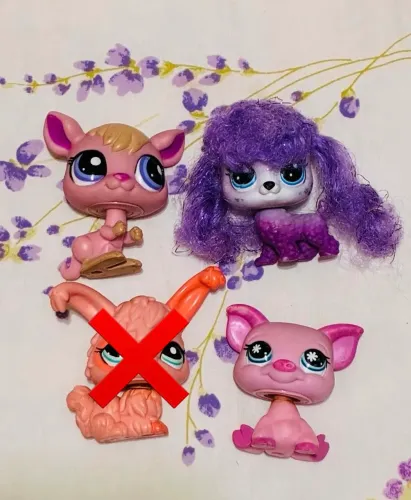 Kit Little Lets Pet Shop LPS (brinquedo tipo Barbie e Monster High)