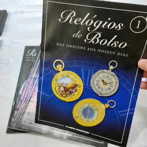 Relógios de Bolso Coleção Planeta DeAgostini 7 Primeiras com 8 Miniaturas
