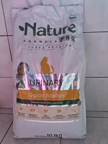 Ração para Gato Adulto Urinary Marca Nature Fórmula Pro Super Premium 10.1 Kg R$ 289