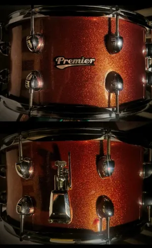 Caixa Premier 14X6,5 acabamento Orange Glitter