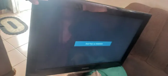 Televisão samsung com defeito 