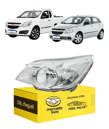 Farol Agile Montana 2010 11 12 13 14 2015 A 2021 Esquerdo Esquerdo/motorista