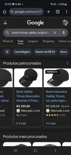 Boné Oakley Tincan Preto/Camuflado