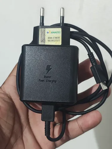carregador rápido Samsung tipo C 45w novo 