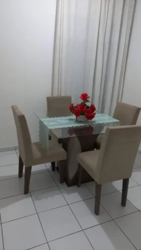 Alugo condominio semi mobiliado