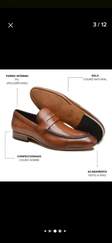 Sapato casual esporte fino novo