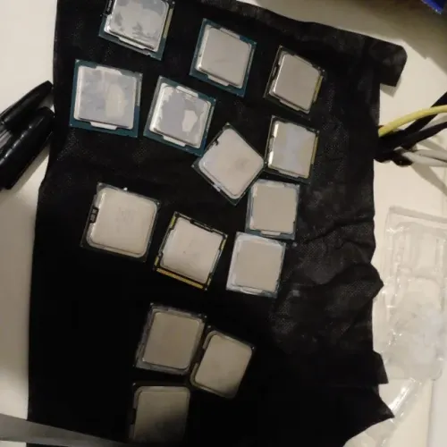 Lote processadores intel variados.