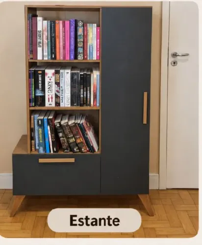Estante linda para livros