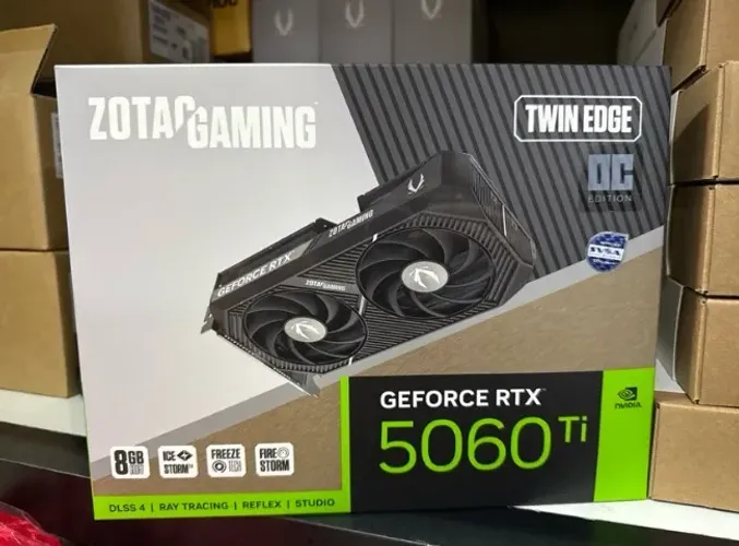 ZOTAC RTX 5060 TI OC 8GB GDDR7 NOVA + GARANTIA ! MELHOR Q 3070TI 4060TI 9060XT
