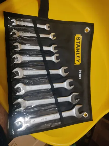 Jogo De Chave Fixa 06 à 22mm Com 8 Peças - 86-072 - Stanley<br>
