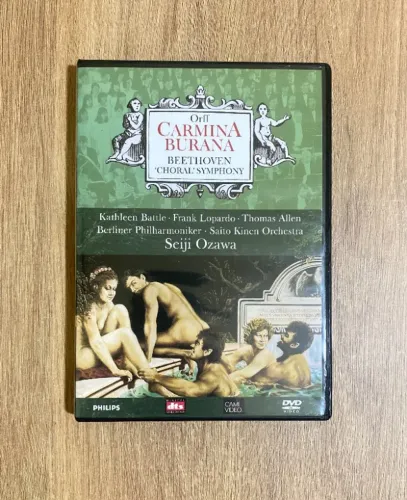 DVD Carmina Burana (Carl Orff) e a Sinfonia nº 9 "Coral" (Ludwig van Beethoven)